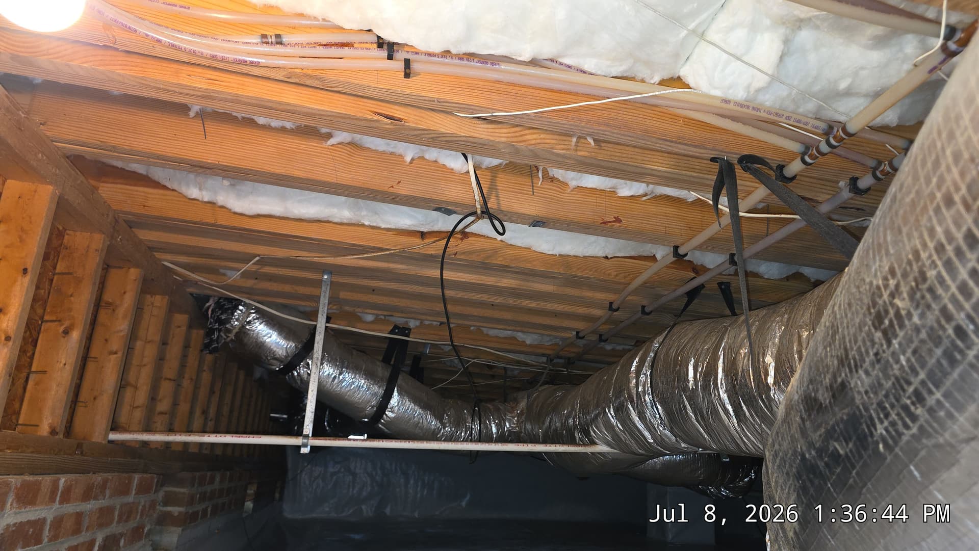Gallery photos for Crawl Space Insulation and Vapor Barrier Replacement in Morrisville: Image #6