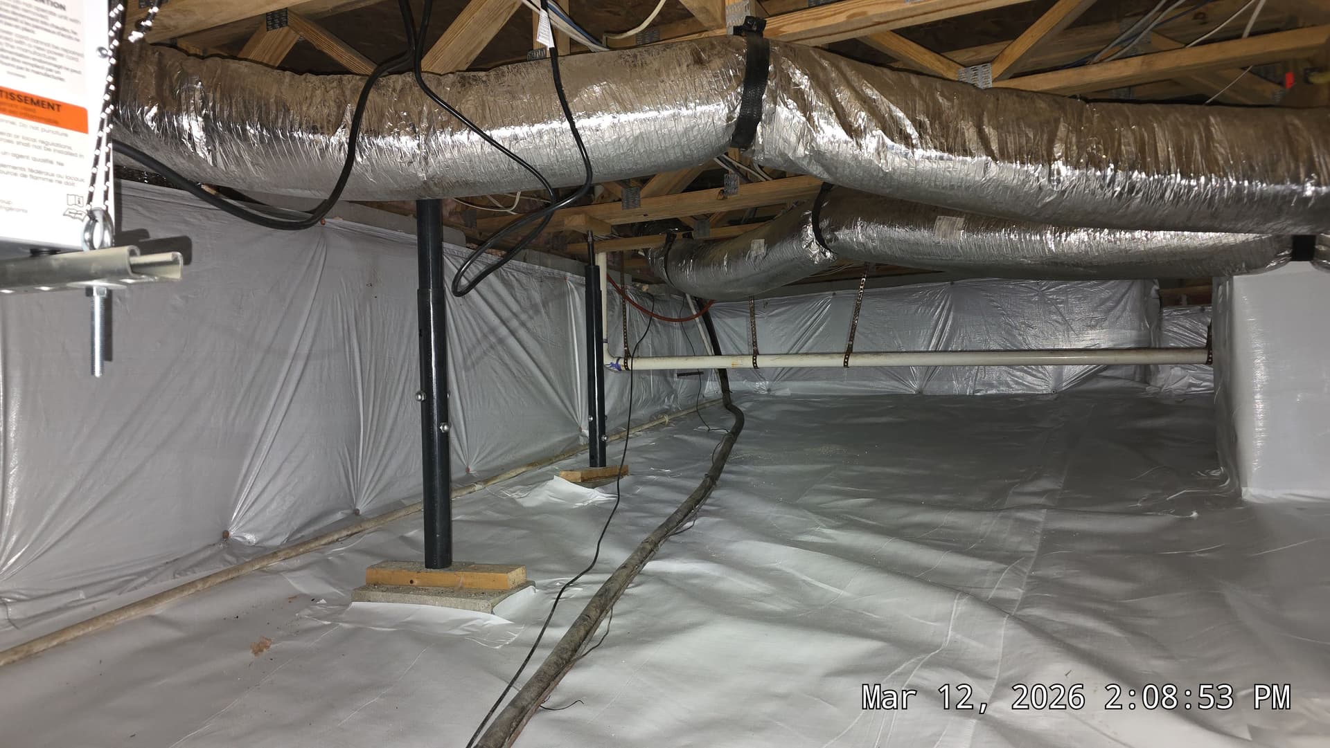 Gallery photos for Crawlspace Upgrade with Vapor Barrier and Dehumidifier Installation: Image #1