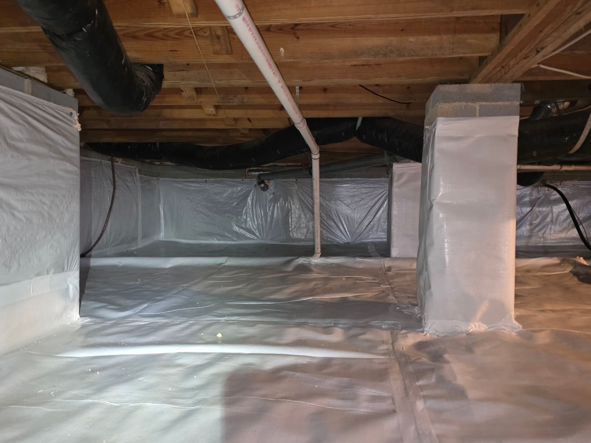 Gallery photos for Chapel Hill Crawl Space Encapsulation with Aprilaire Dehumidifier: Image #1