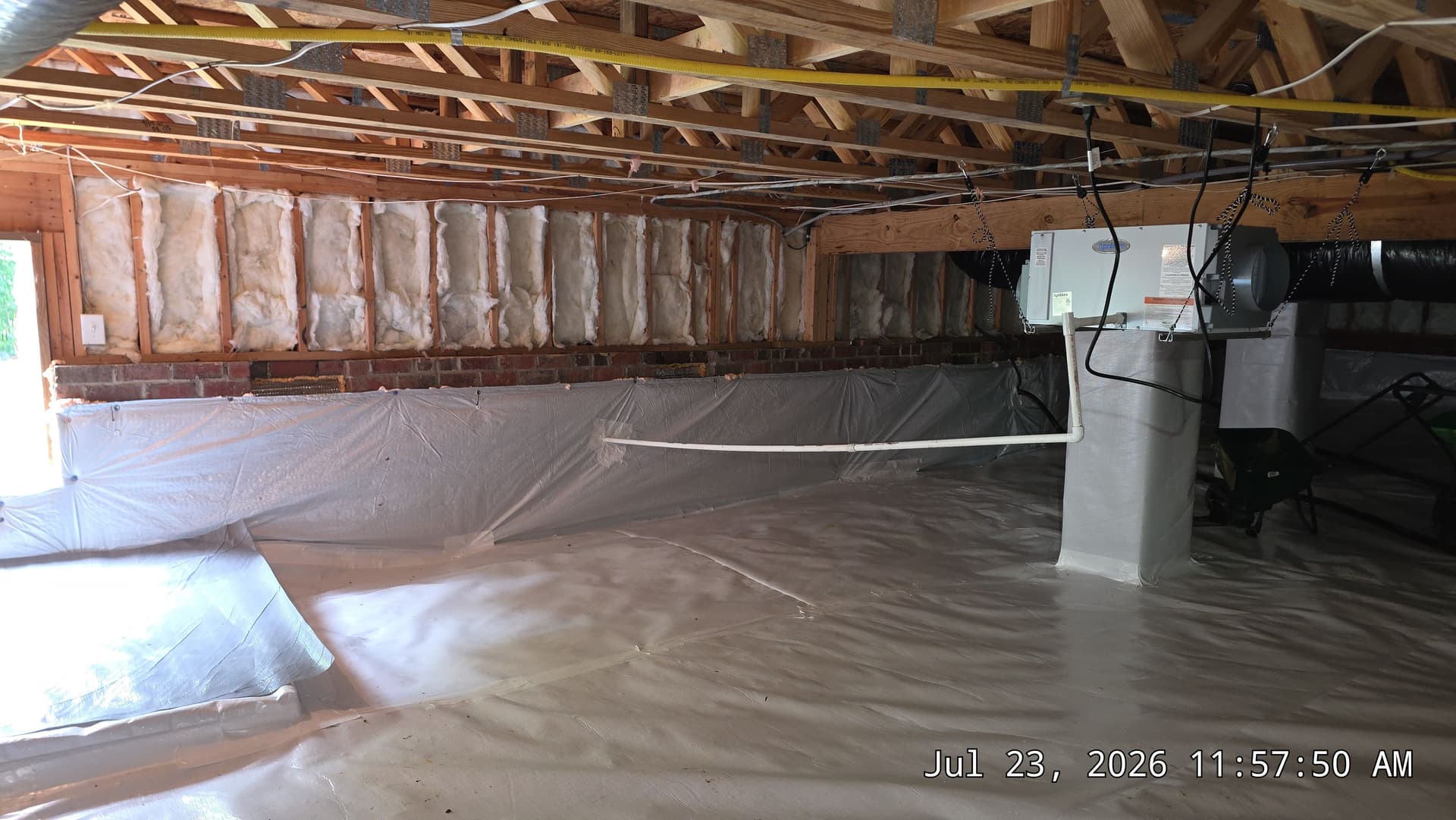 Gallery photos for Crawl Space Encapsulation and Dehumidifier Install in Hillsborough: Image #1