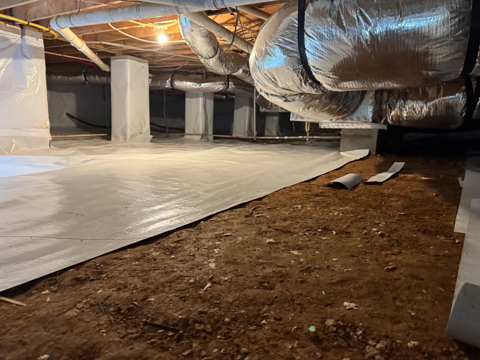 Gallery photos for Crawl Space Moisture Control in Raleigh: Image #1